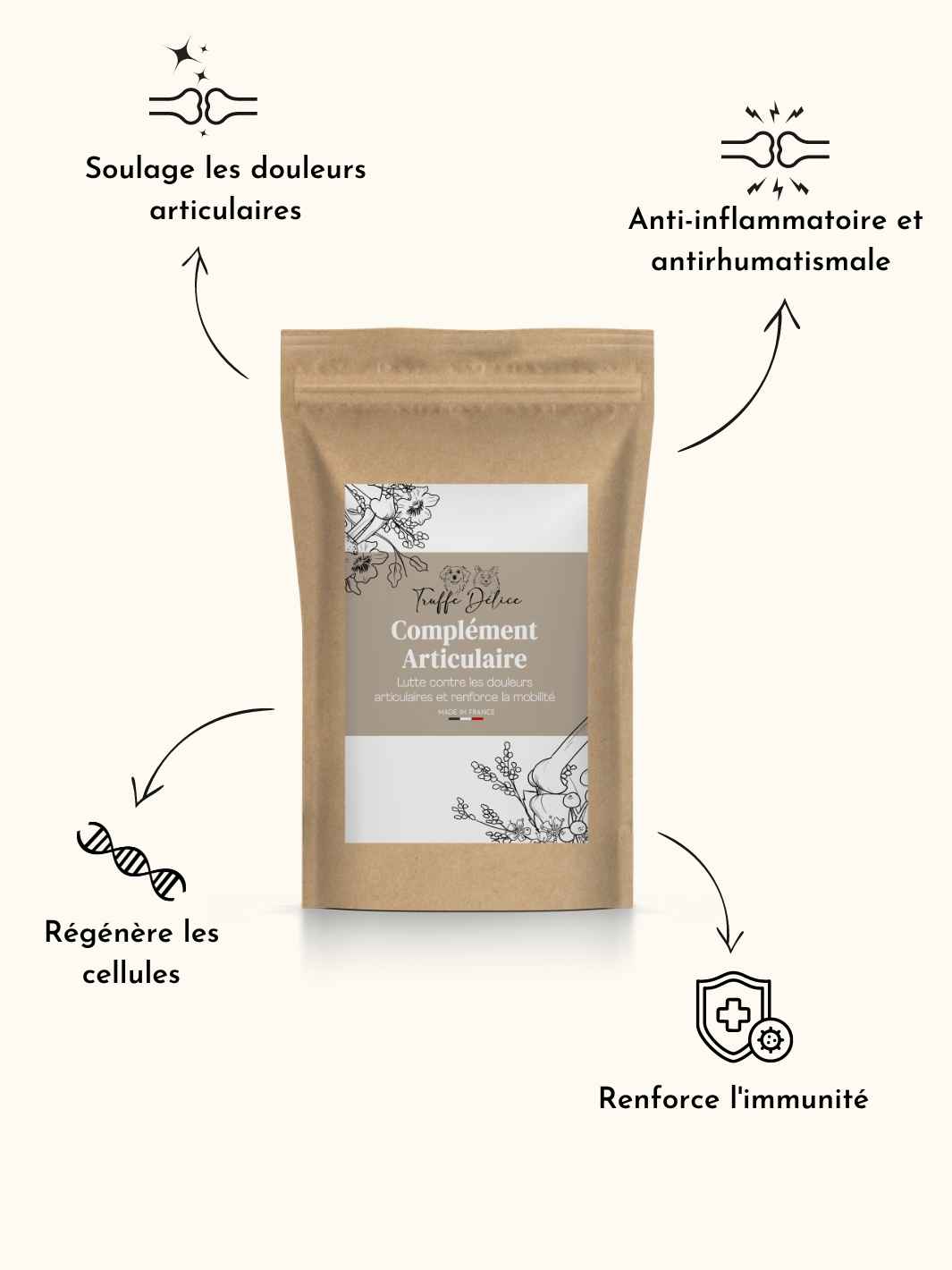 Complément alimentaire chien articulation