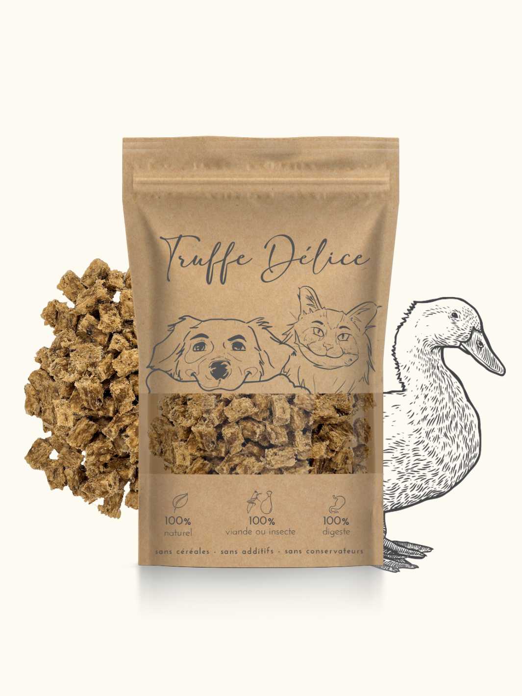 Friandises de canard - #friandise_naturelle_pour_chien# - Truffe delice