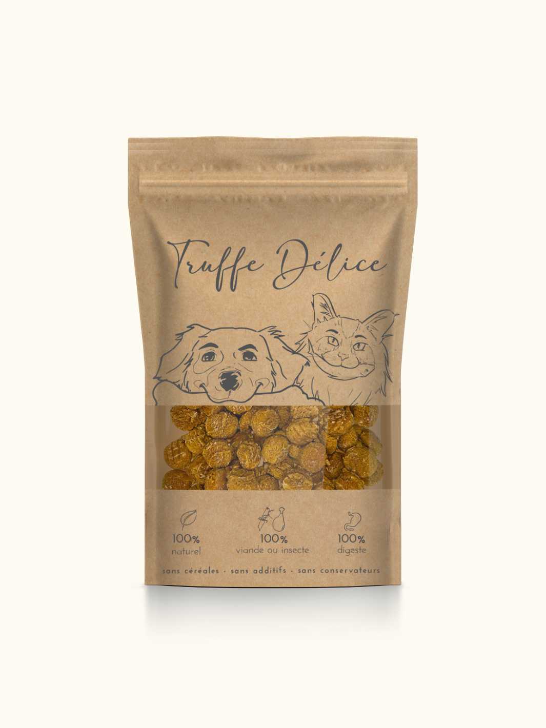 Friandises vers de farine & citrouille - #friandise_naturelle_pour_chien# - Truffe delice