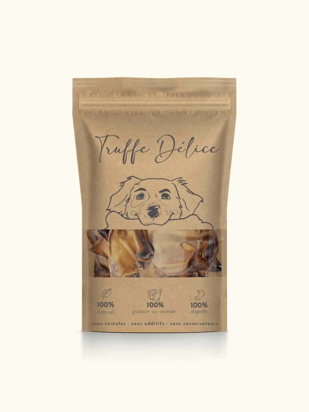 Oreilles de porc - #friandise_naturelle_pour_chien# - Truffe delice