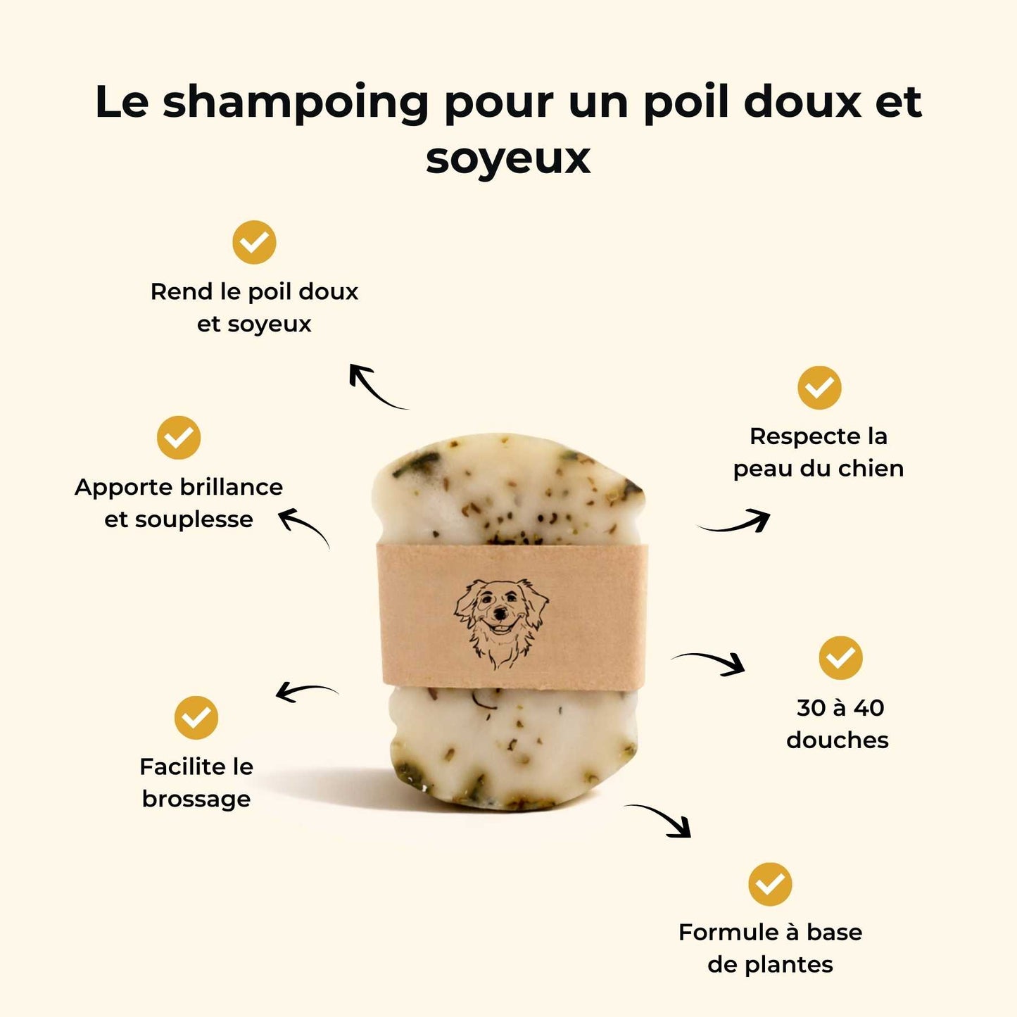 Shampoing spécial poil soyeux