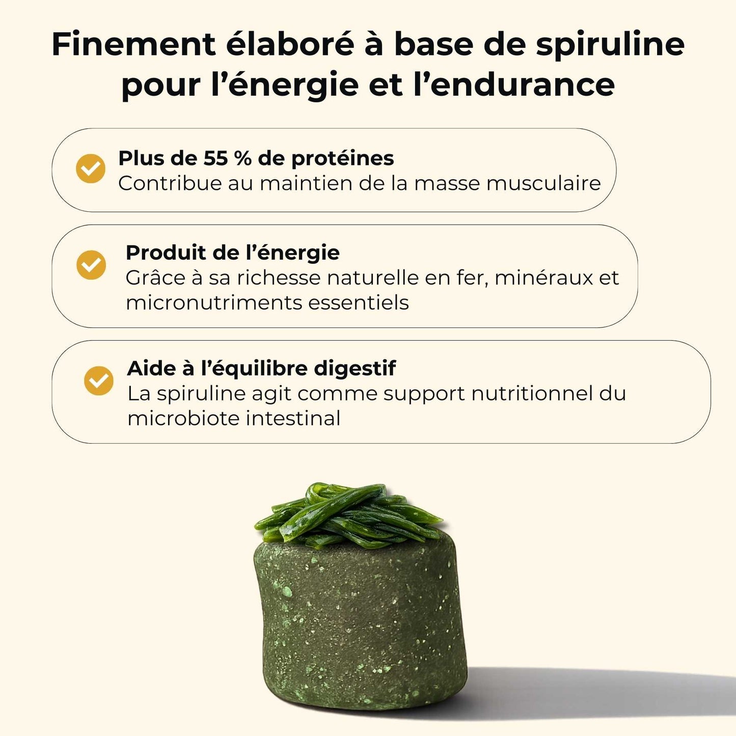Spiruline chien