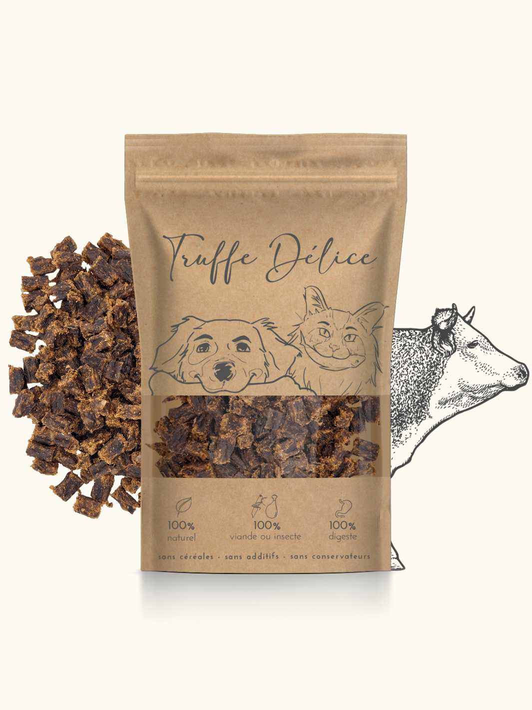 Friandises de boeuf - #friandise_naturelle_pour_chien# - Truffe delice