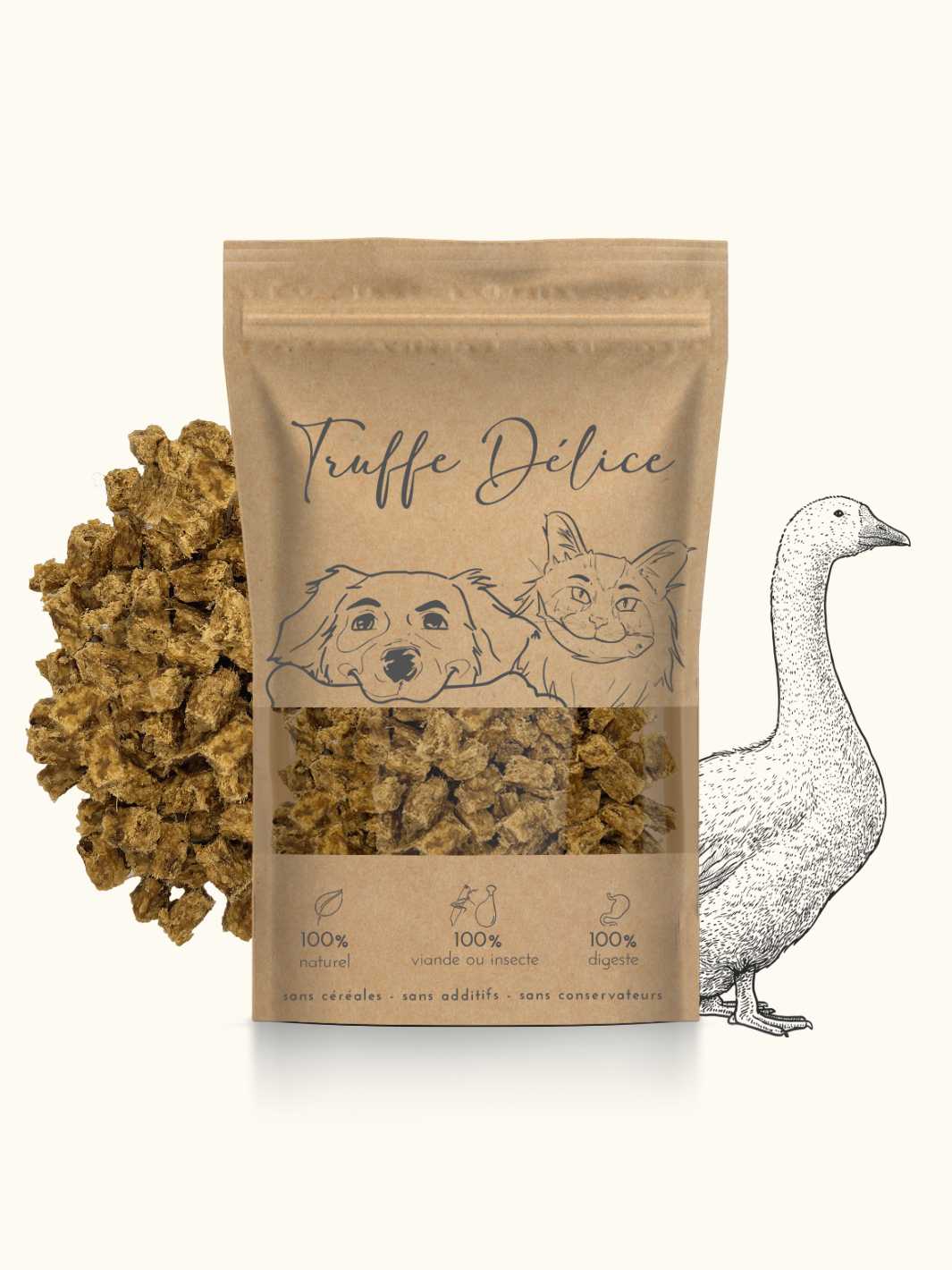 Friandises d'oie - #friandise_naturelle_pour_chien# - Truffe delice