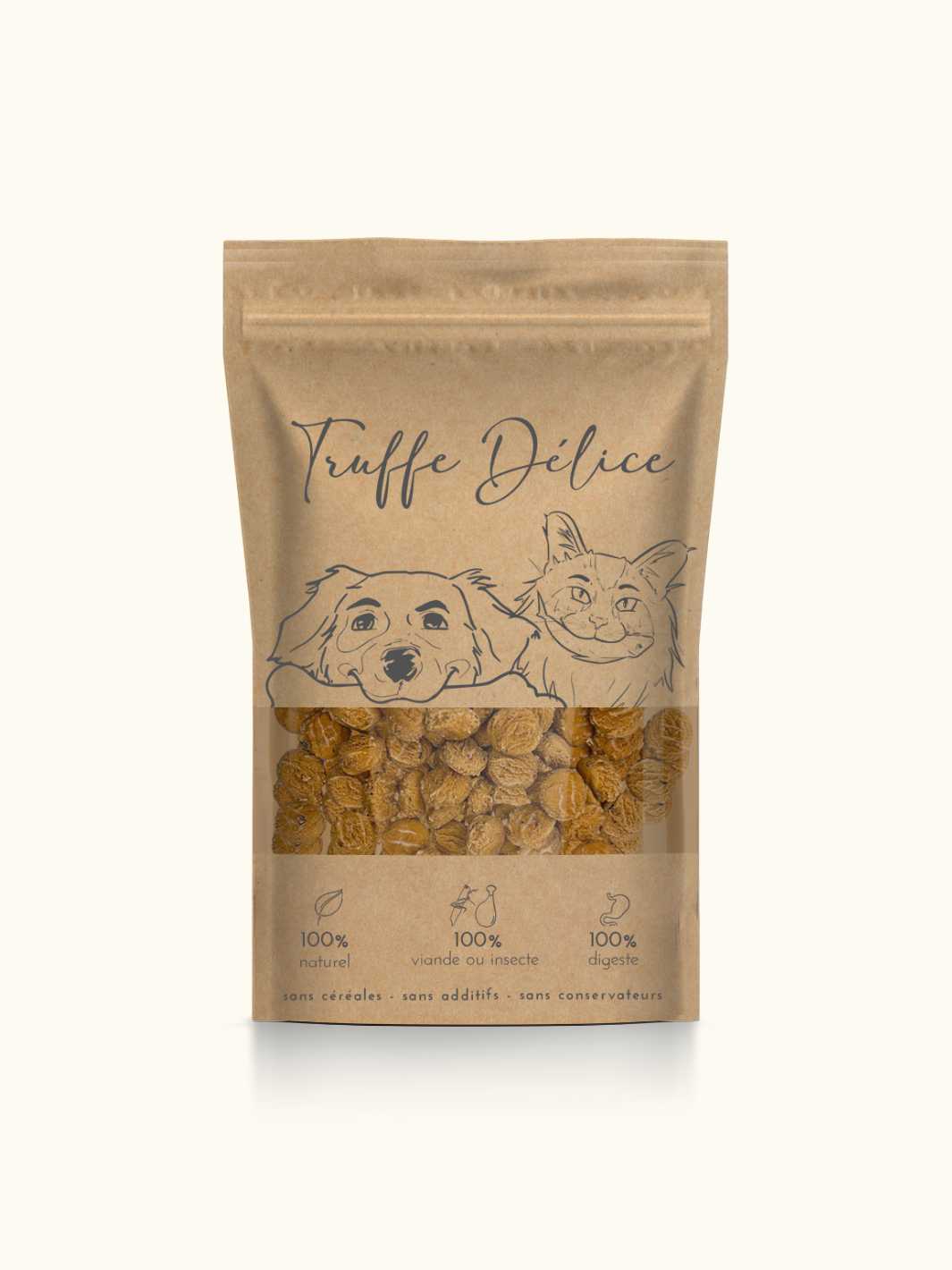 Friandises mouche soldat noire & pomme - #friandise_naturelle_pour_chien# - Truffe delice