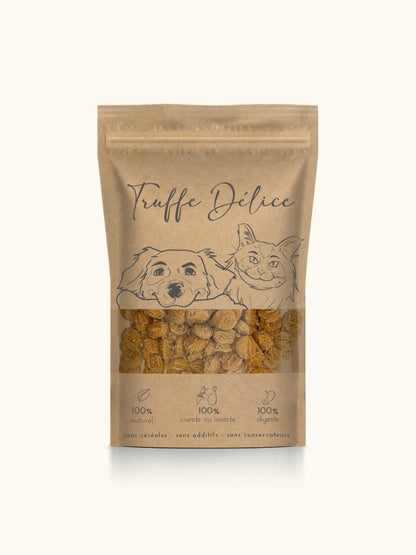 Friandises mouche soldat noire & pomme - #friandise_naturelle_pour_chien# - Truffe delice