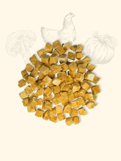 Friandises poulet brocoli & potiron