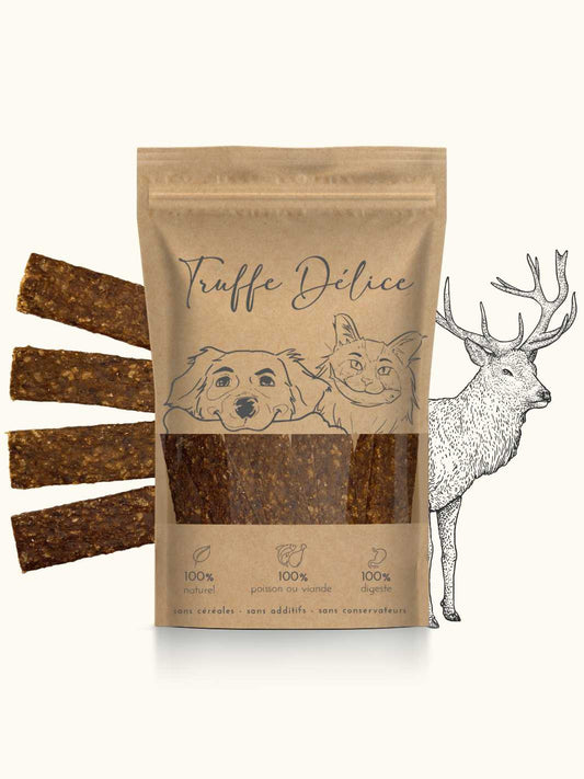 Lamelles de cerf - #friandise_naturelle_pour_chien# - Truffe delice