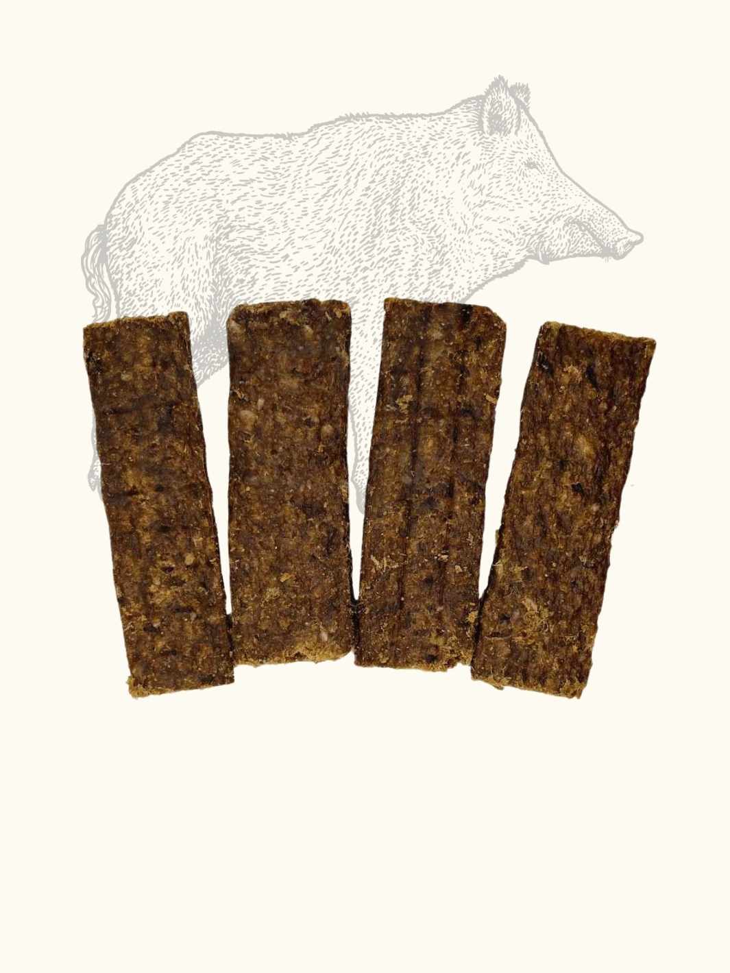 Lamelles de sanglier - #friandise_naturelle_pour_chien# - Truffe delice