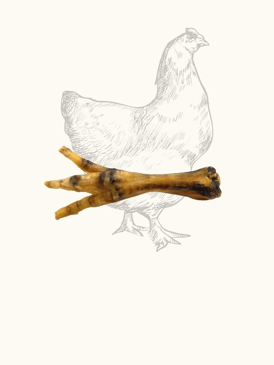 Pattes de poulet séchées - #friandise_naturelle_pour_chien# - Truffe delice