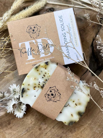 Shampoing spécial poil soyeux - #friandise_naturelle_pour_chien# - Truffe delice