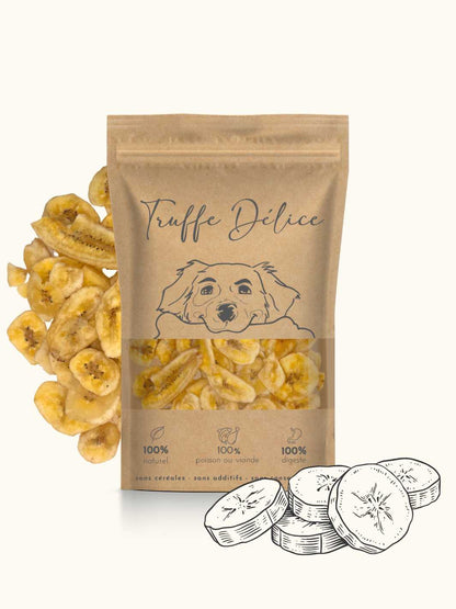 Tranches de banane - #friandise_naturelle_pour_chien# - Truffe delice